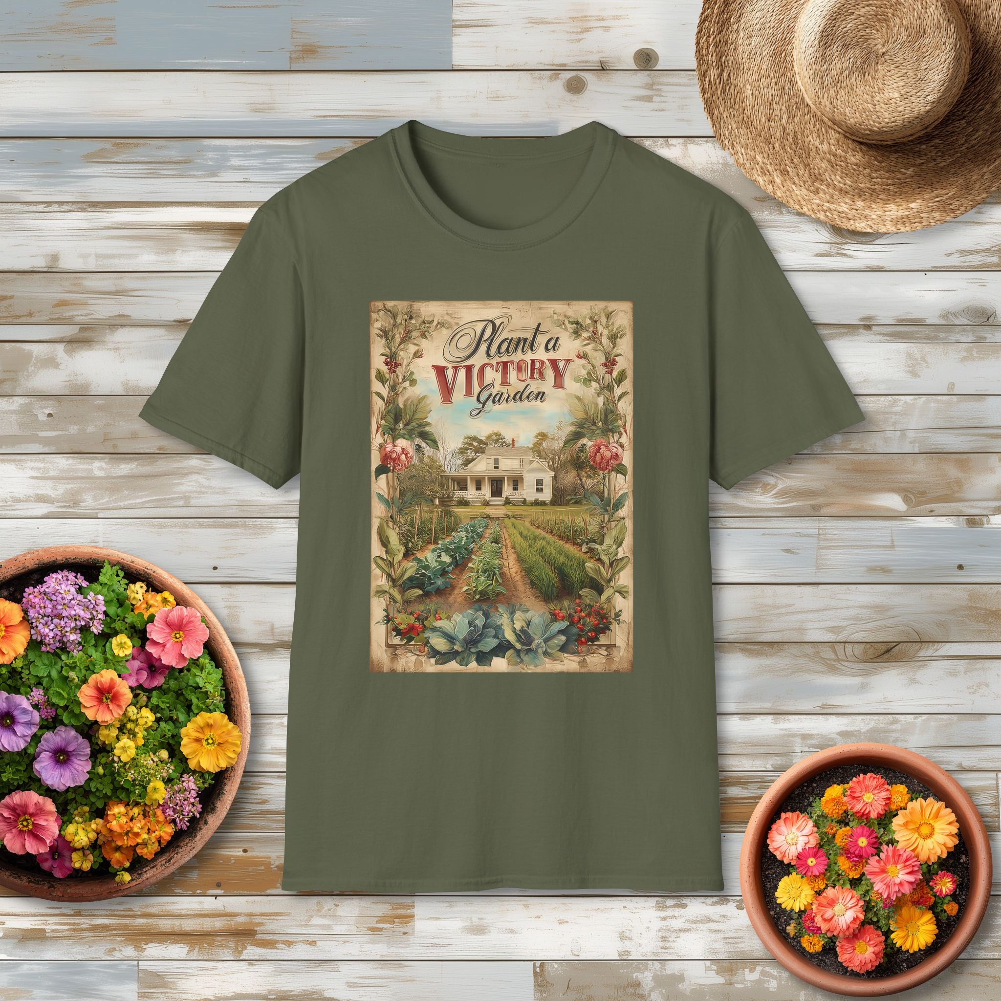 Vintage Plant a Victory Garden Poster T-Shirt
