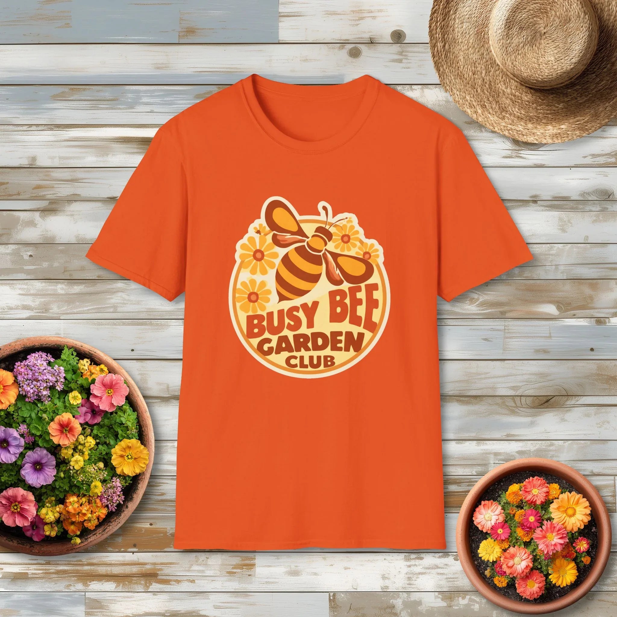 Busy Bee Garden Club Shirt – Retro 60s Bee Tee