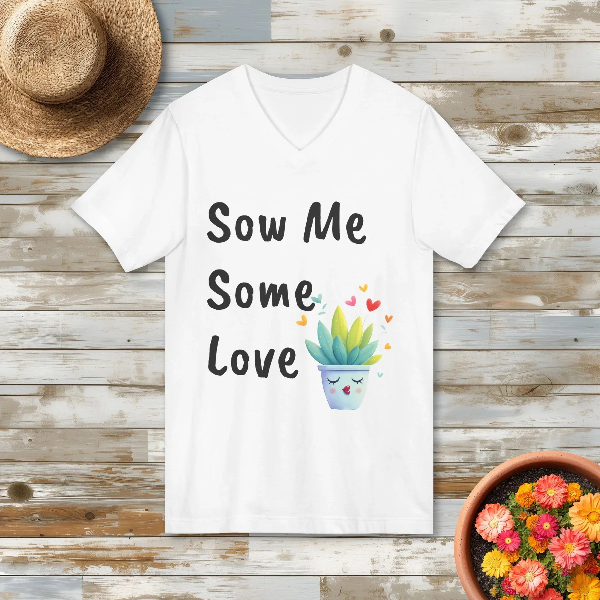 Sow Me Some Love V-Neck Shirt