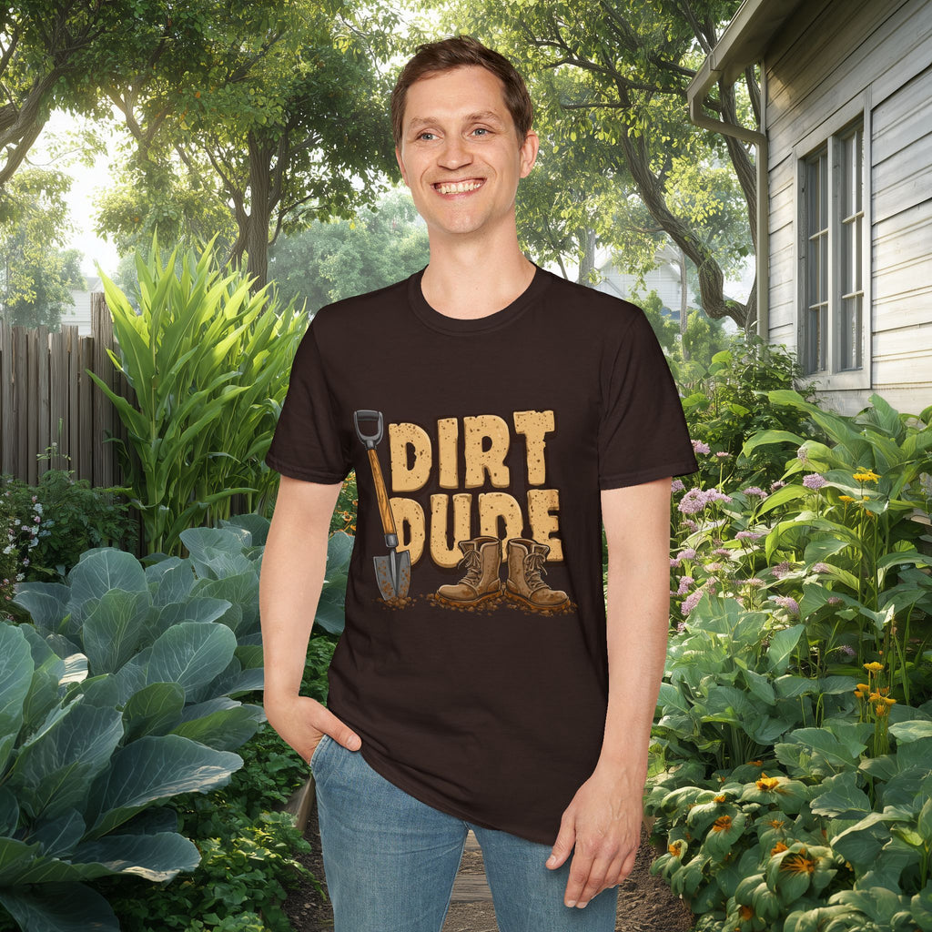 Dirt Dude T-Shirt for Gardeners