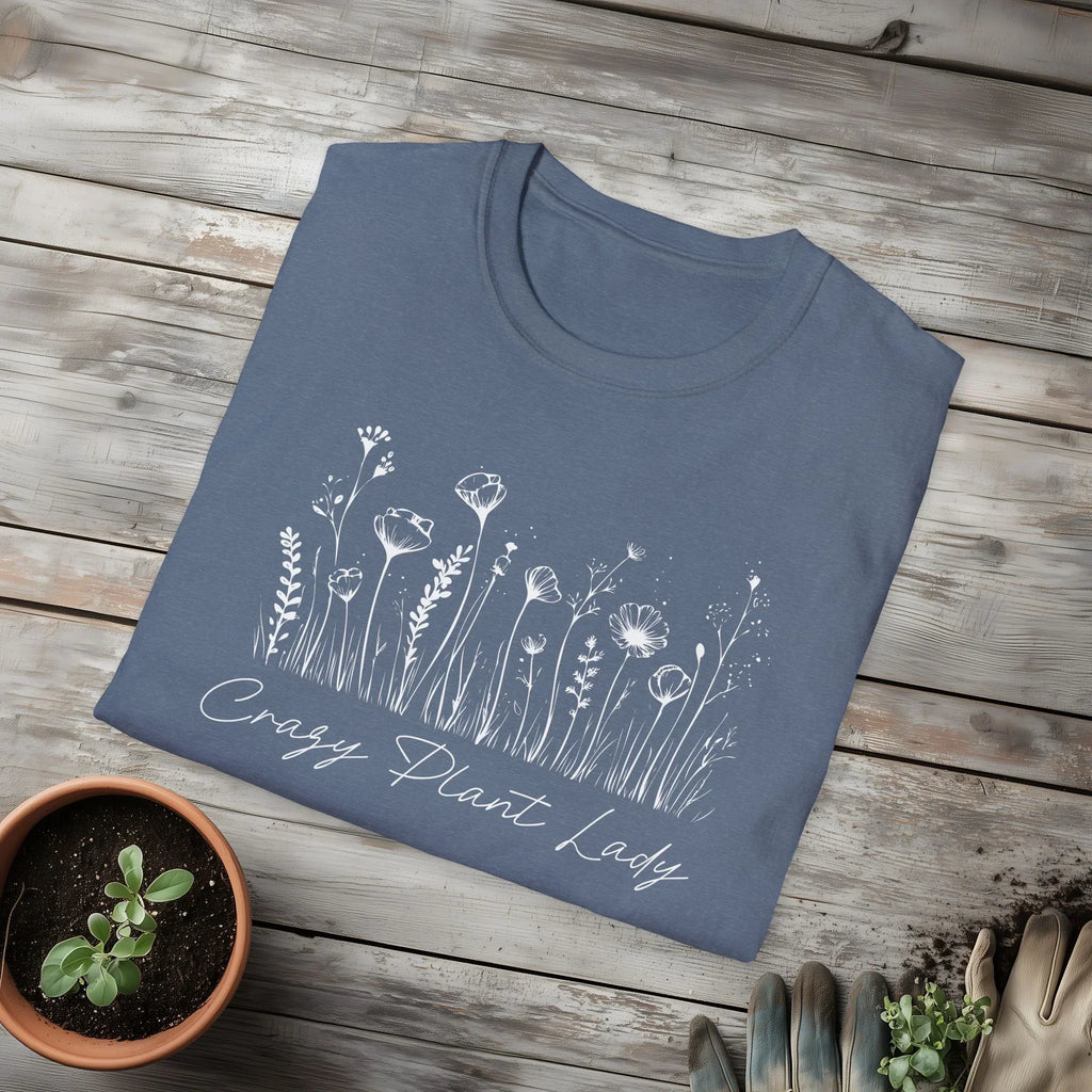 Crazy Plant Lady T-Shirt for Gardeners