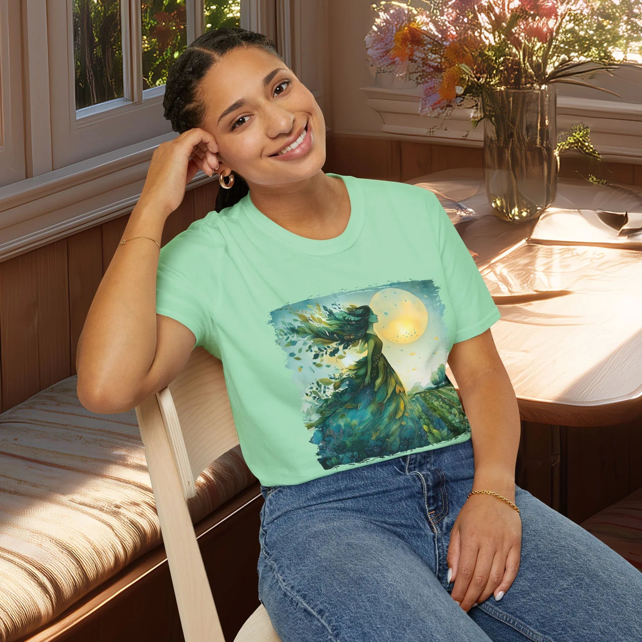 Garden Goddess Shirt – Ethereal Nature Goddess