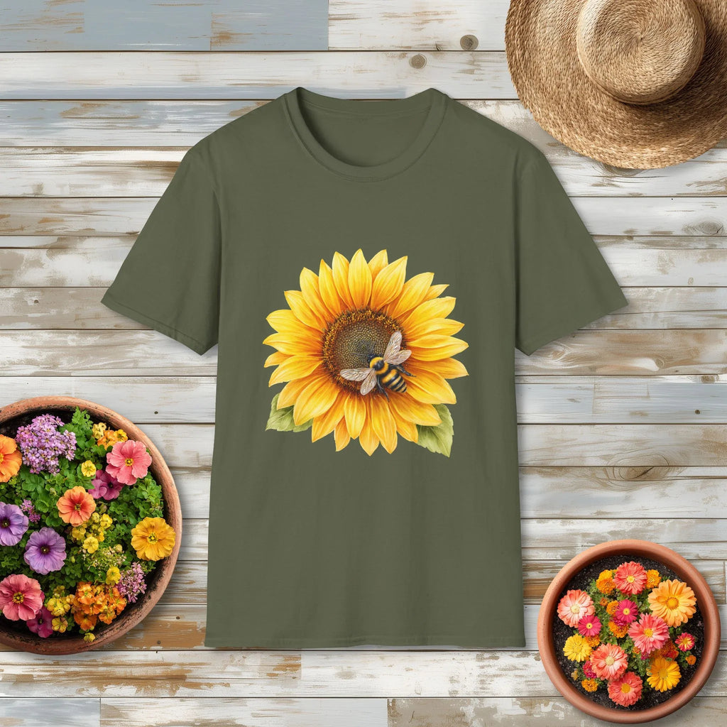 Sunflower and Honeybee T-Shirt