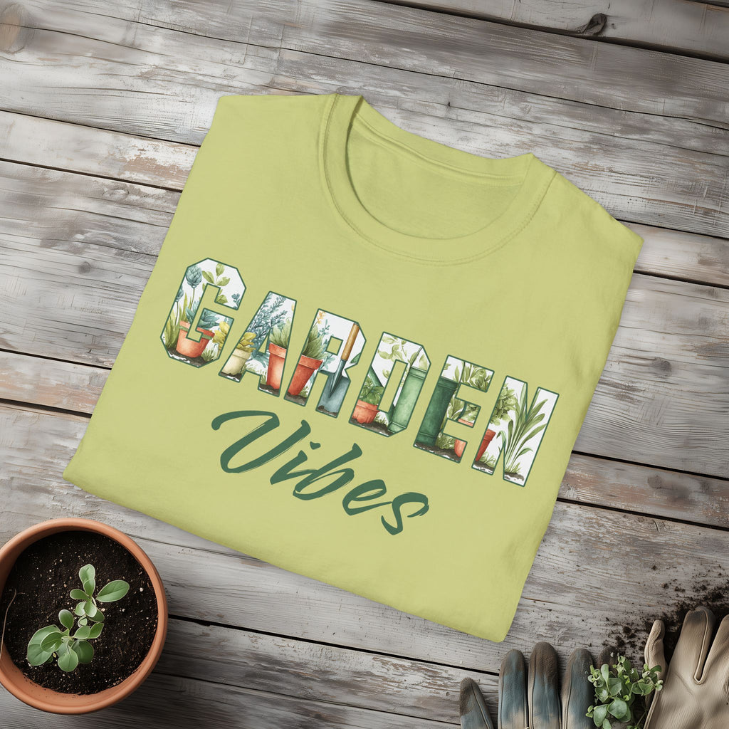 Garden Vibes T-Shirt for Plant Lovers and Gardeners