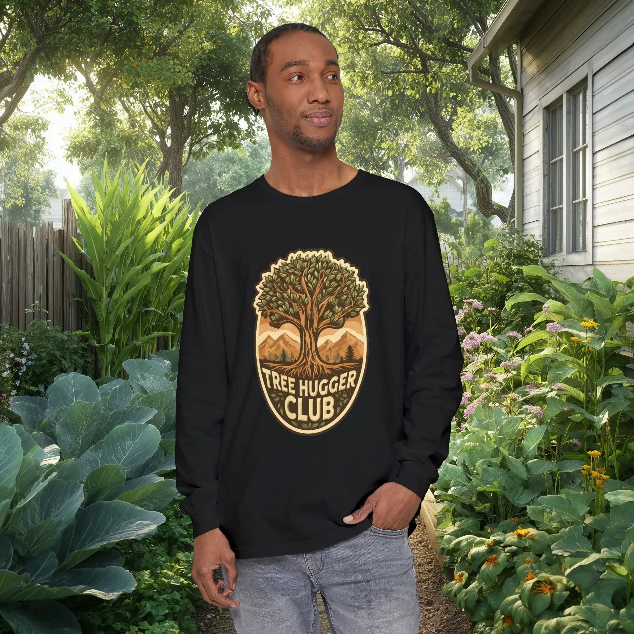 Tree Hugger Club Long Sleeve Tee