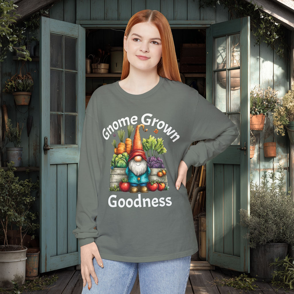 Gnome Grown Goodness Long Sleeve Tee