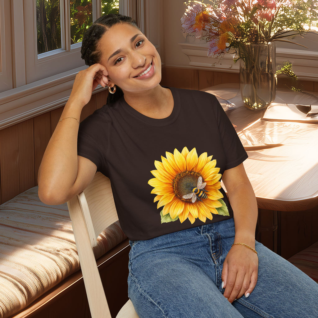 Sunflower and Honeybee T-Shirt
