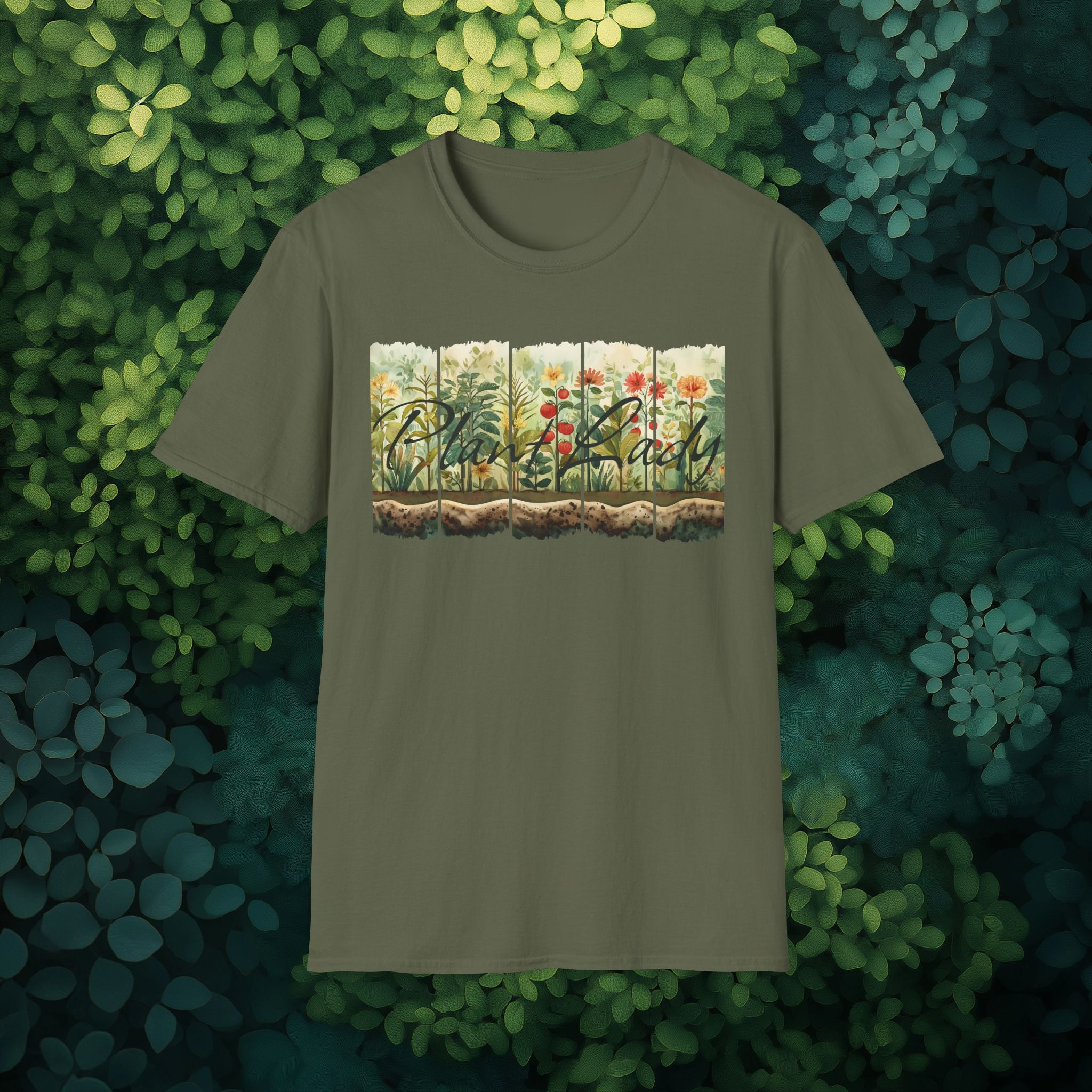 Plant Lady Backyard Gardener T-Shirt for