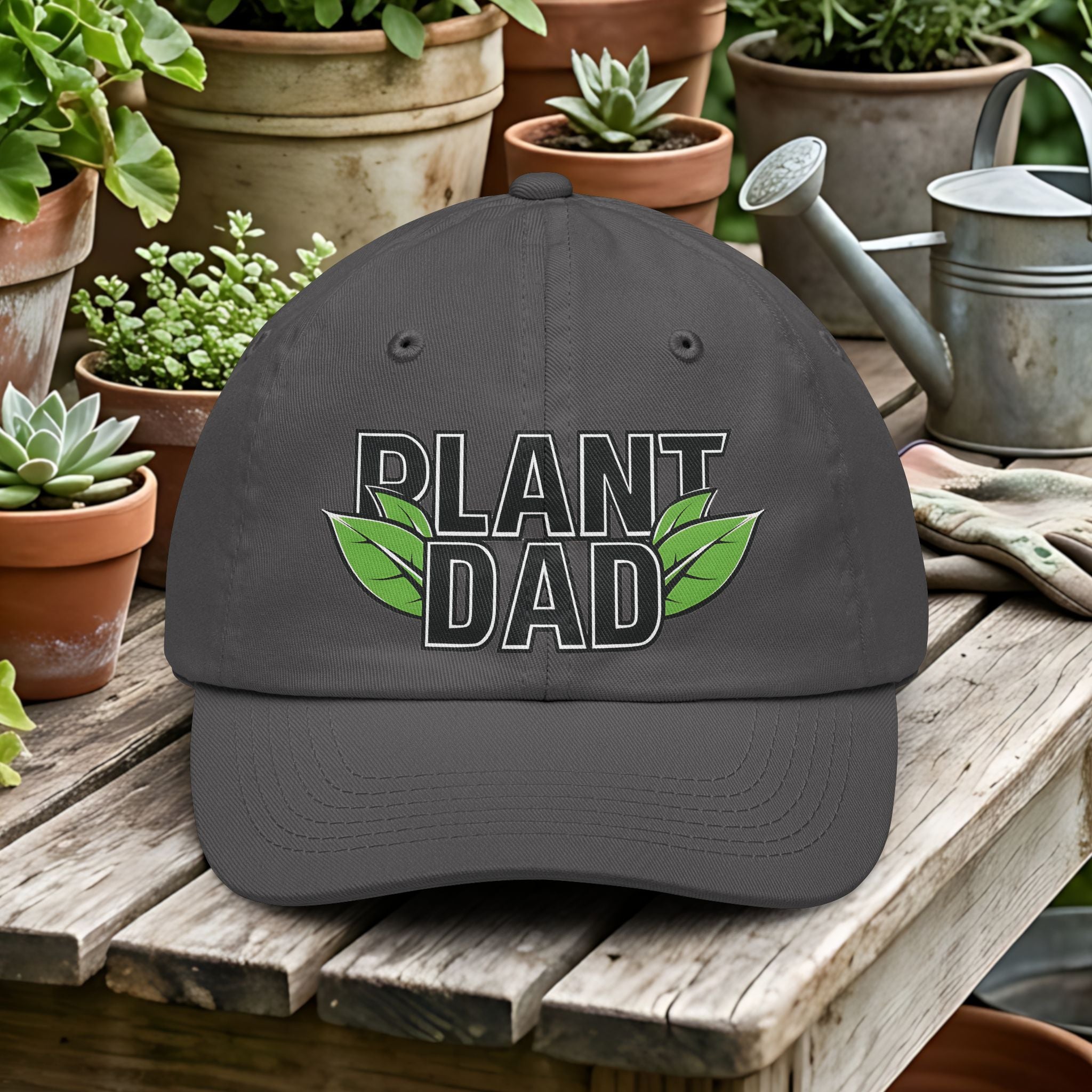 Plant Dad Collegiate Style Gardening Hat