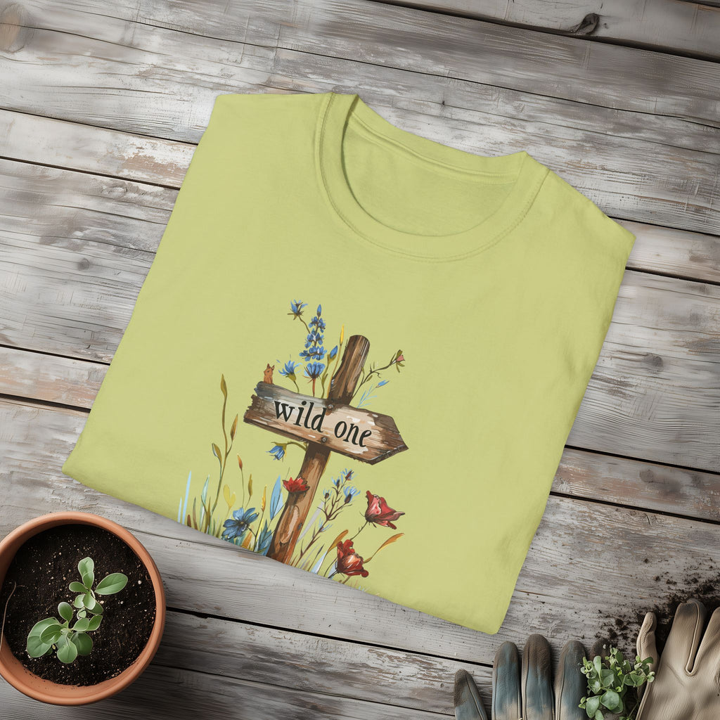 Wild One Wildflower Watercolor T-Shirt