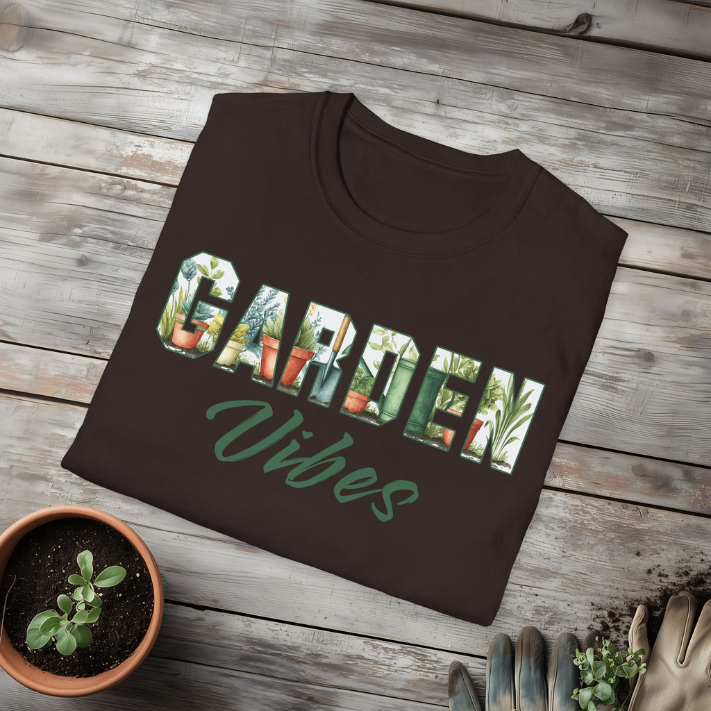 Garden Vibes T-Shirt for Plant Lovers and Gardeners