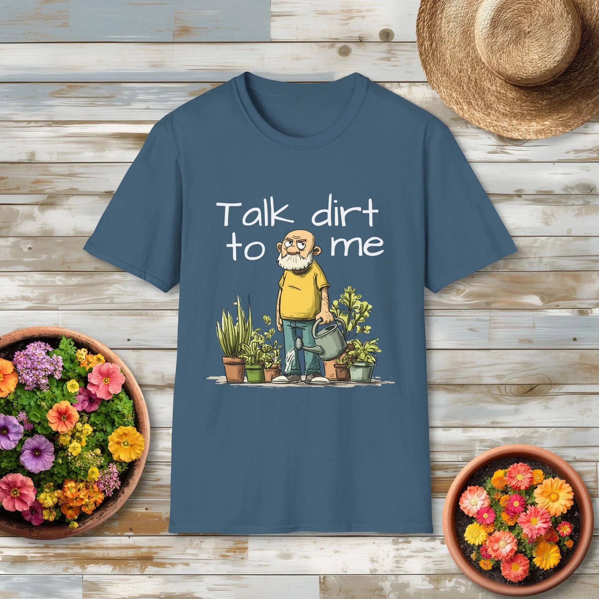 Talk Dirt to Me Garden Pun Shirt – Funny Grumpy Gardener Tee - Bee in Bloom