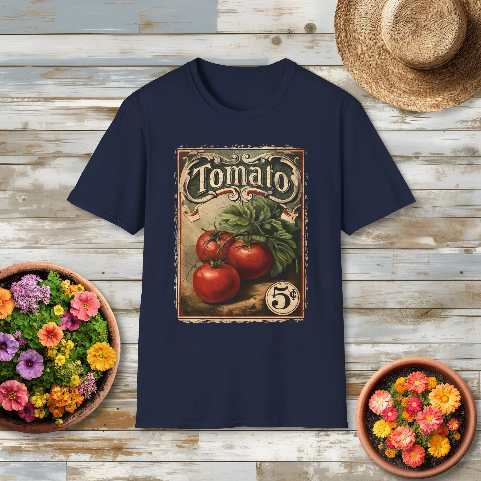 Vintage Tomato Seed Packet Shirt