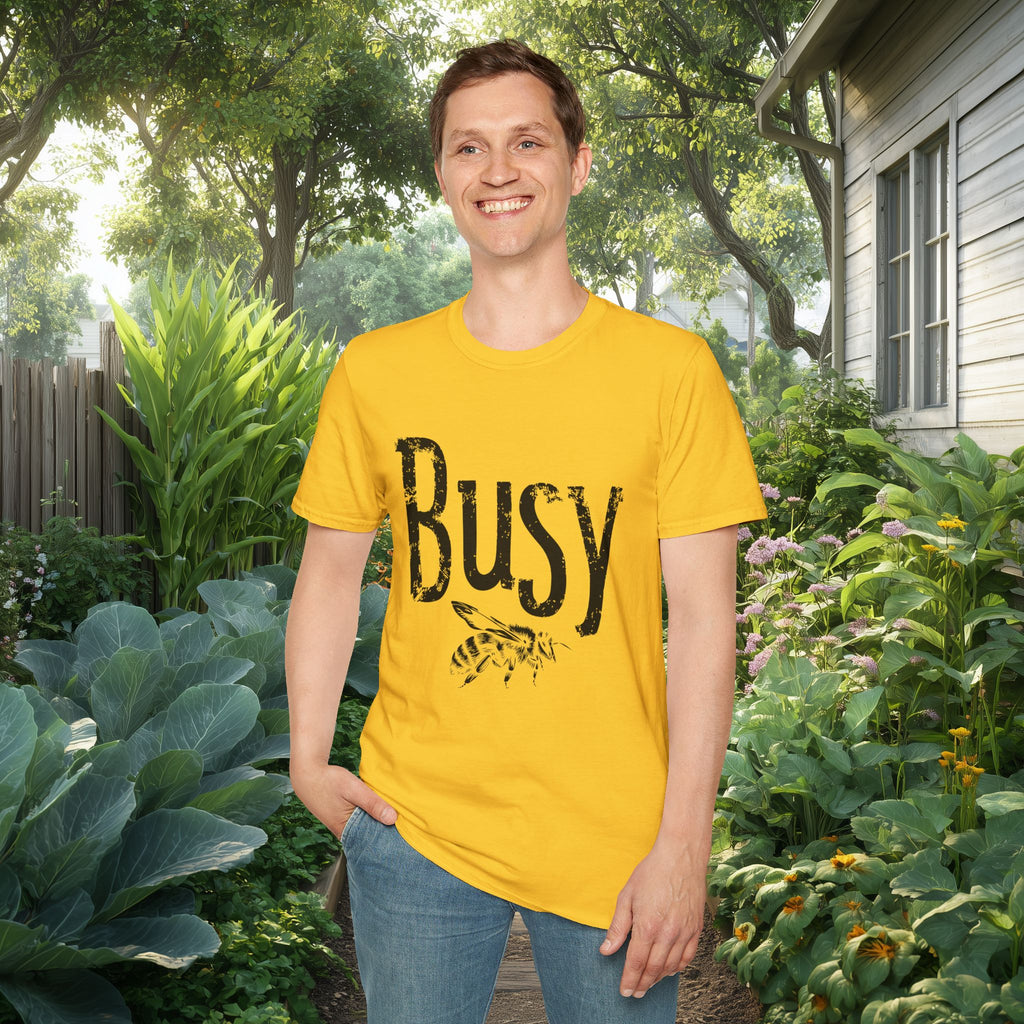 Retro Busy Bee T-Shirt for Nature Lovers