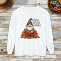 Hello Sweater Weather Garden Gnome Long Sleeve Tee