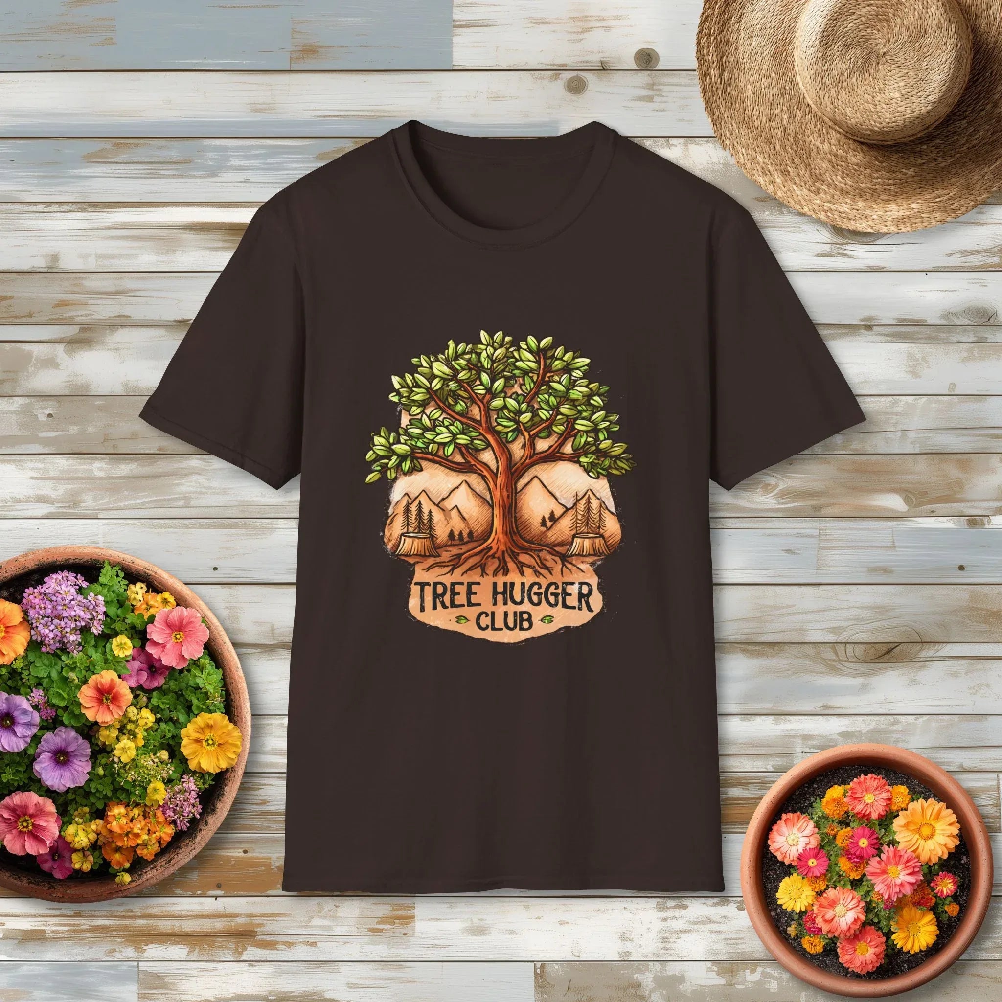 National Park Style Tree Hugger Club Shirt