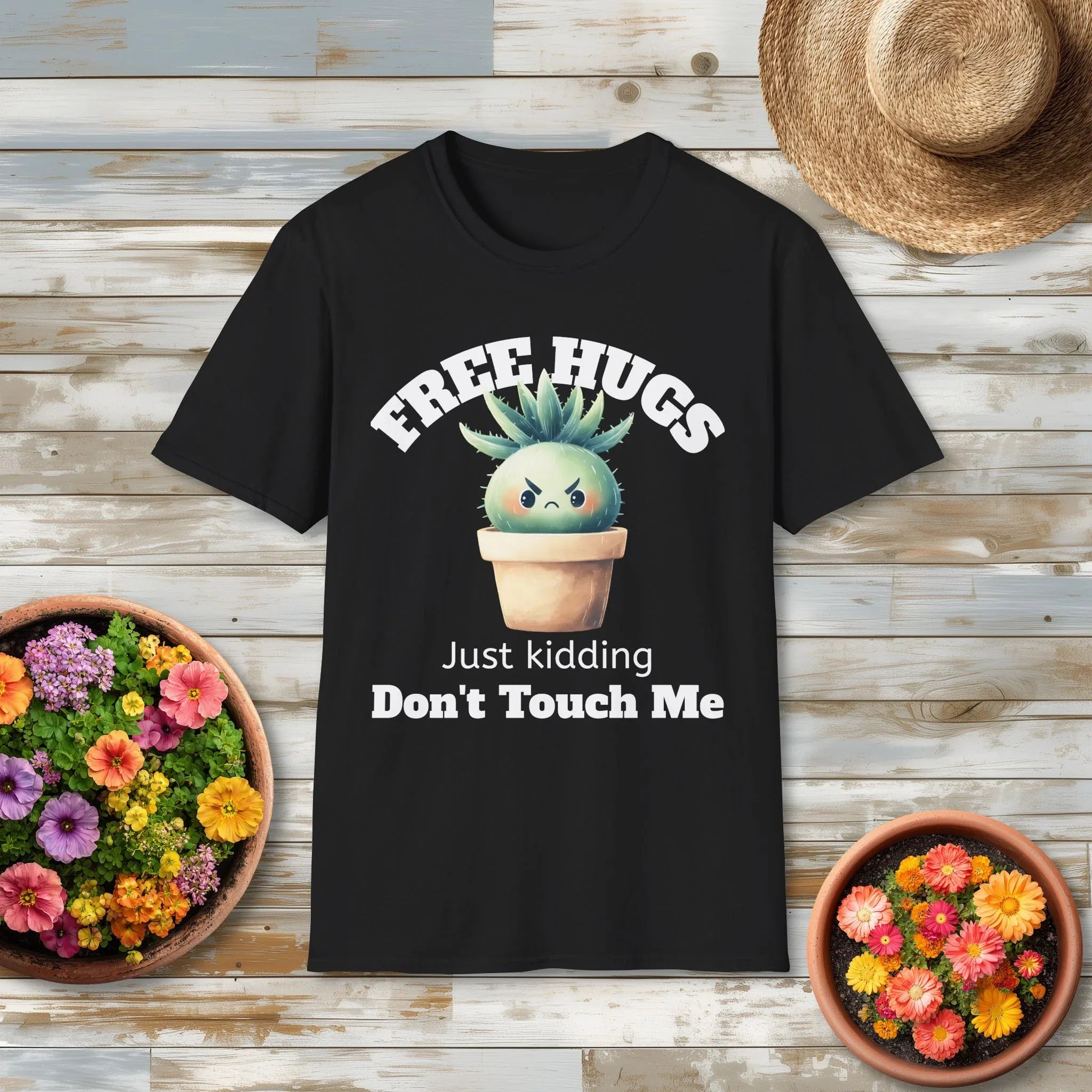 Kawaii Succulent Cactus Funny Plant Shirt