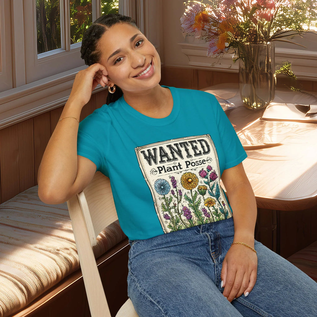 Plant Posse Wanted Poster T-Shirt