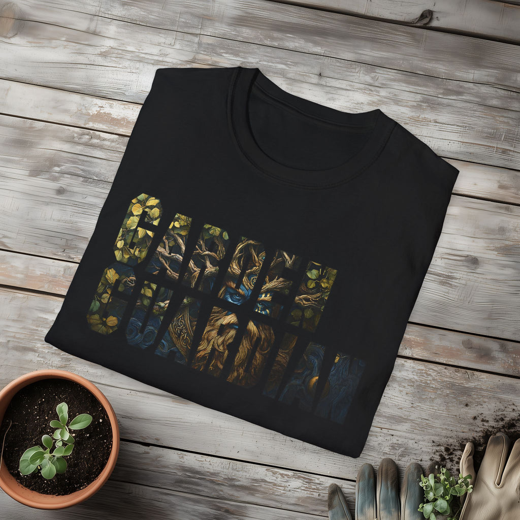 Fantasy Garden Guardian T-Shirt for Gardeners