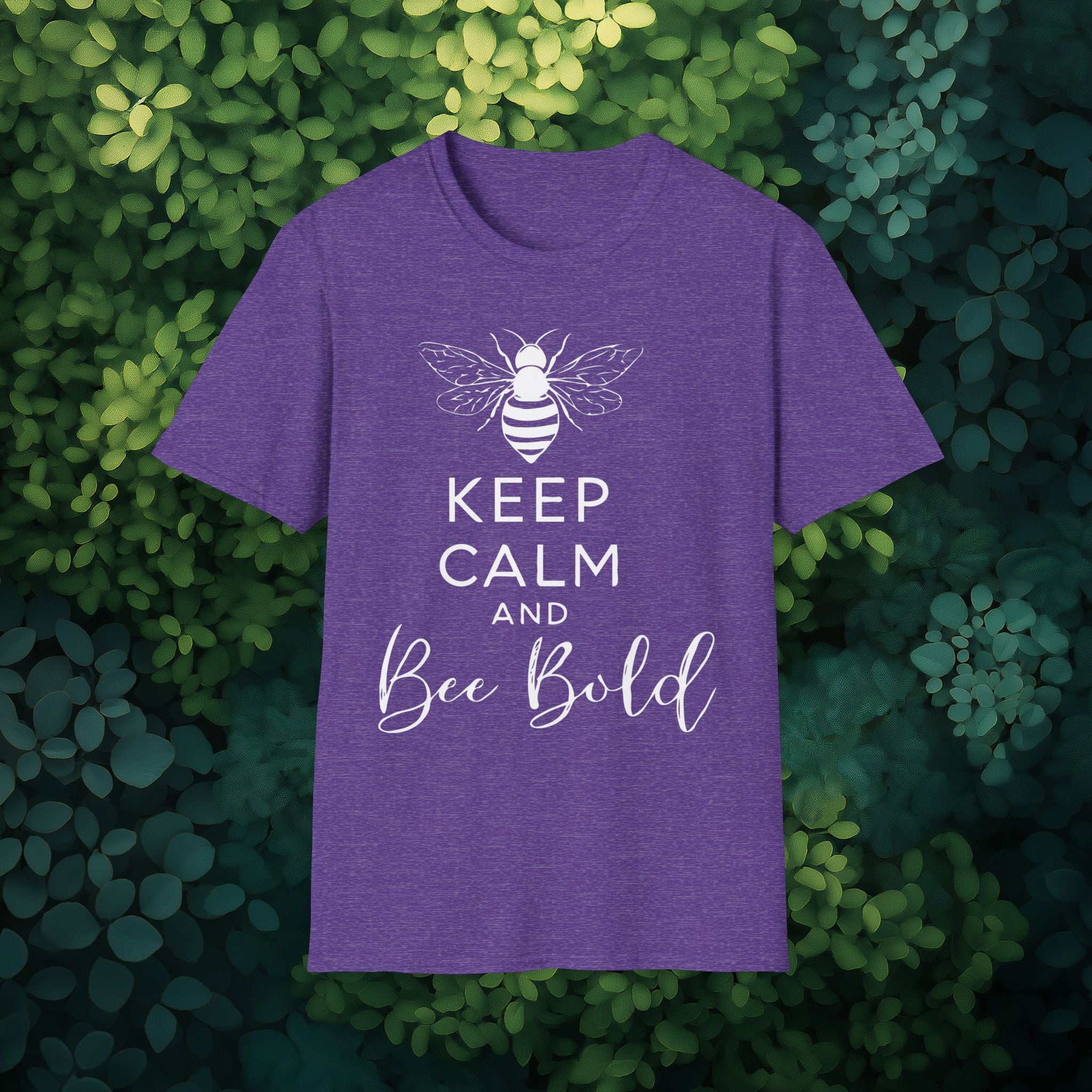 Keep Calm and Bee Bold T-Shirt for Bee and Nature Lovers