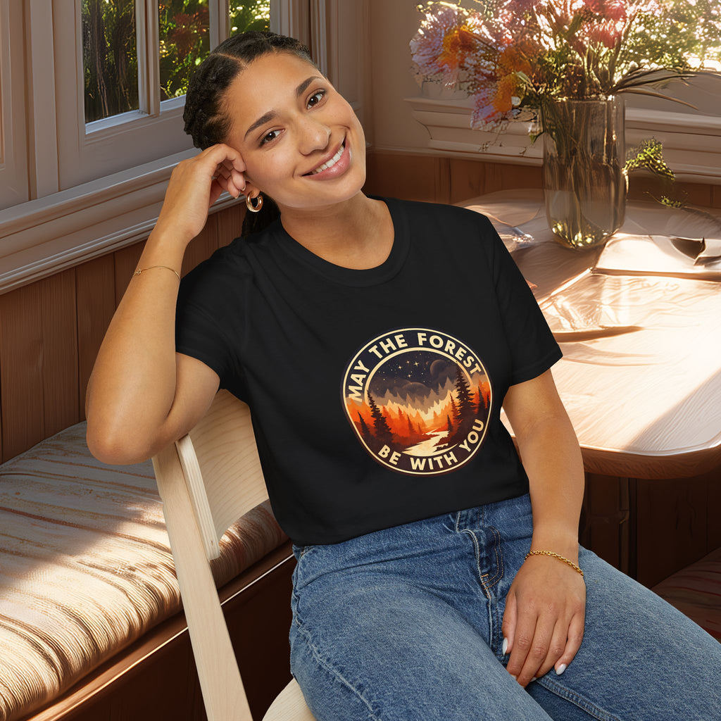 May the Forest Be With You Retro Sci-Fi Forest Shirt