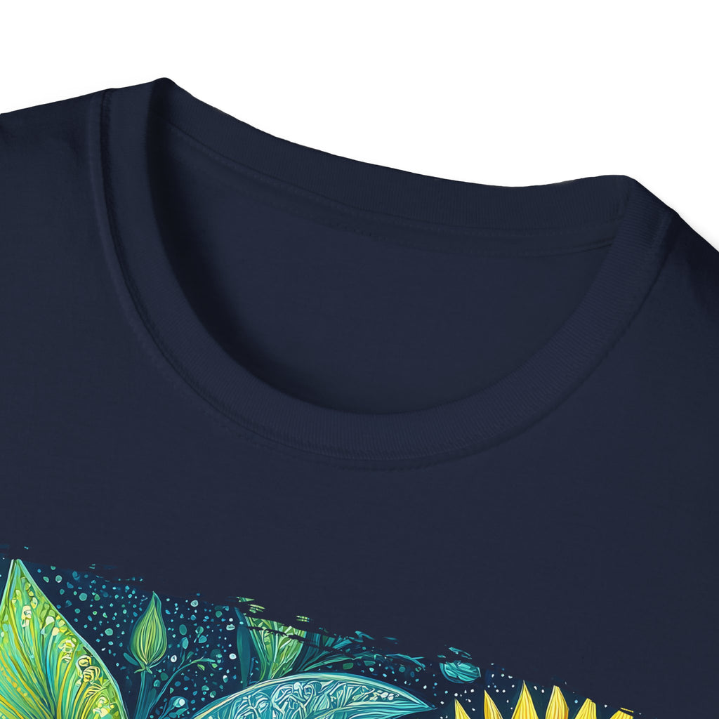 Whimsical Sunflower Garden T-Shirt for Plant Lovers and Gardeners