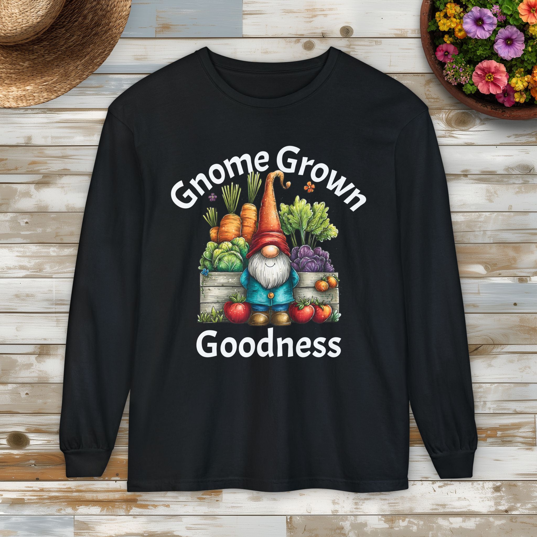 Gnome Grown Goodness Long Sleeve Tee