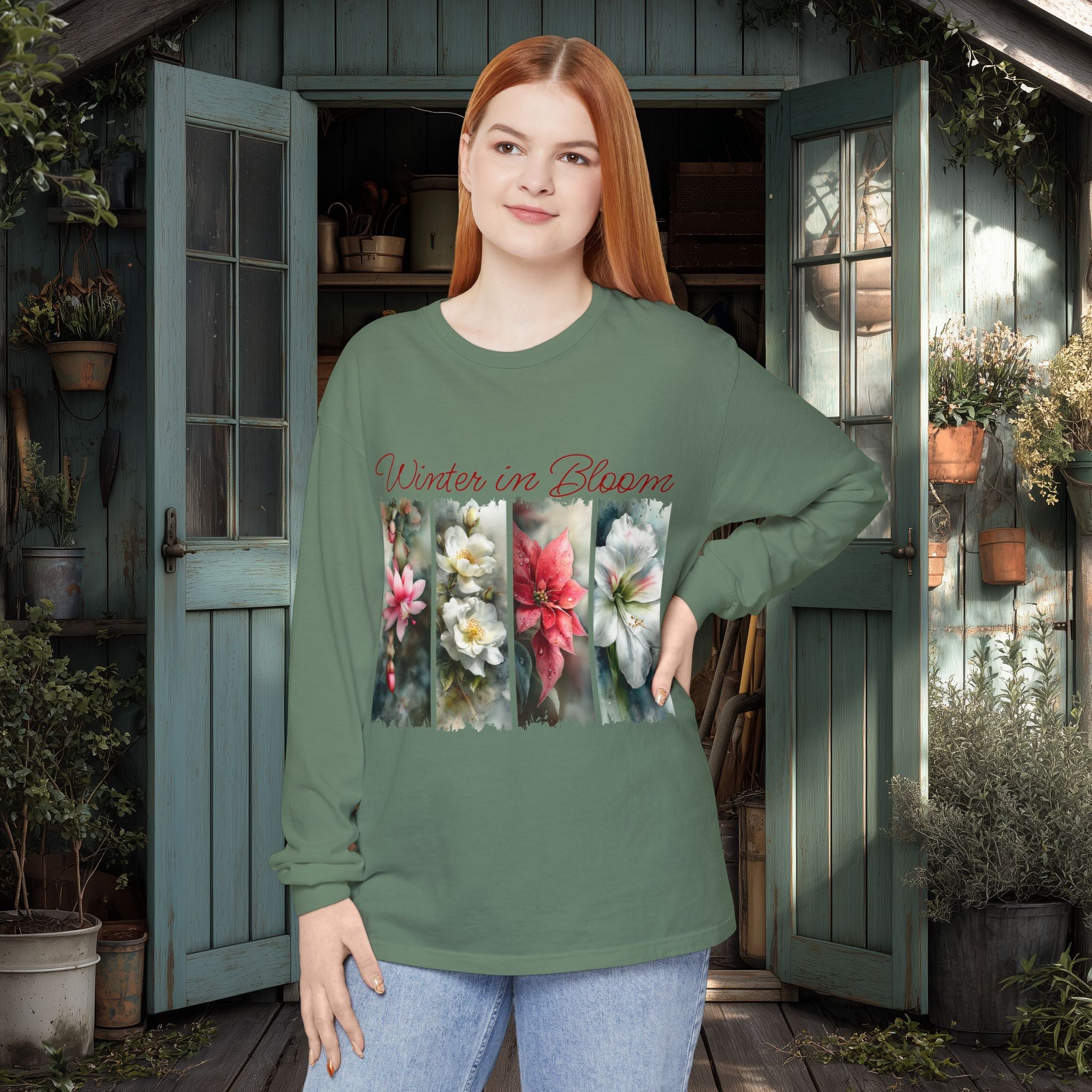 Winter in Bloom Long Sleeve Tee