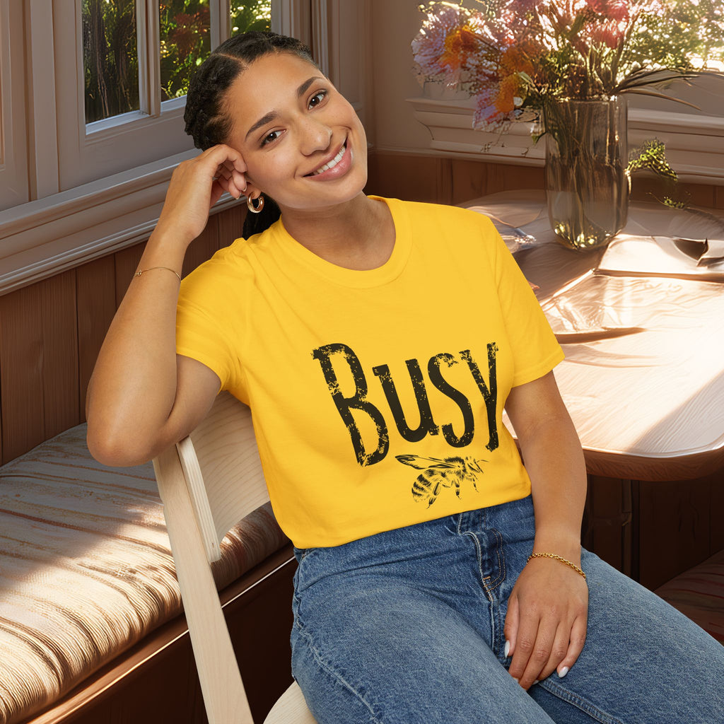 Retro Busy Bee T-Shirt for Nature Lovers