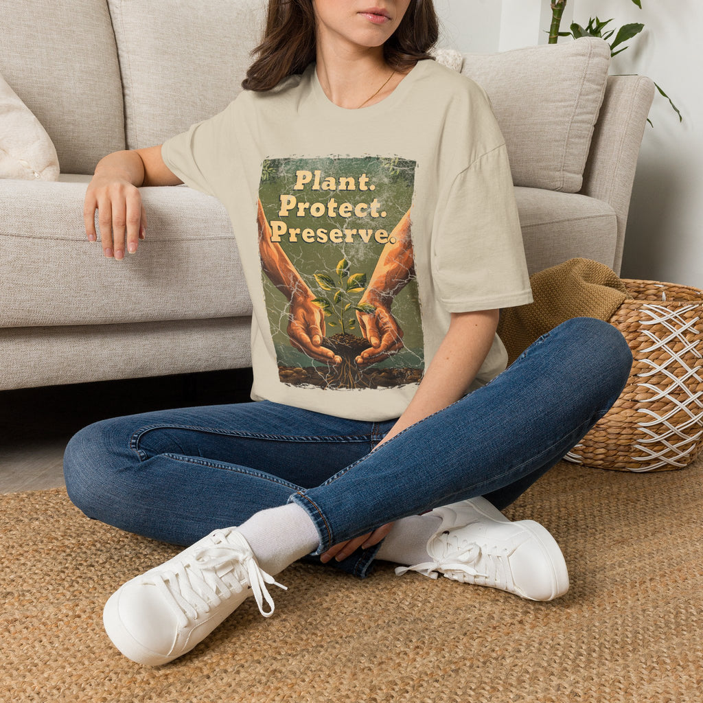 Plant Preserve Protect Vintage Conservation T-Shirt