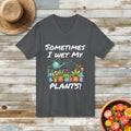 Sometimes I Wet My Plants Kawaii V-Neck T-Shirt