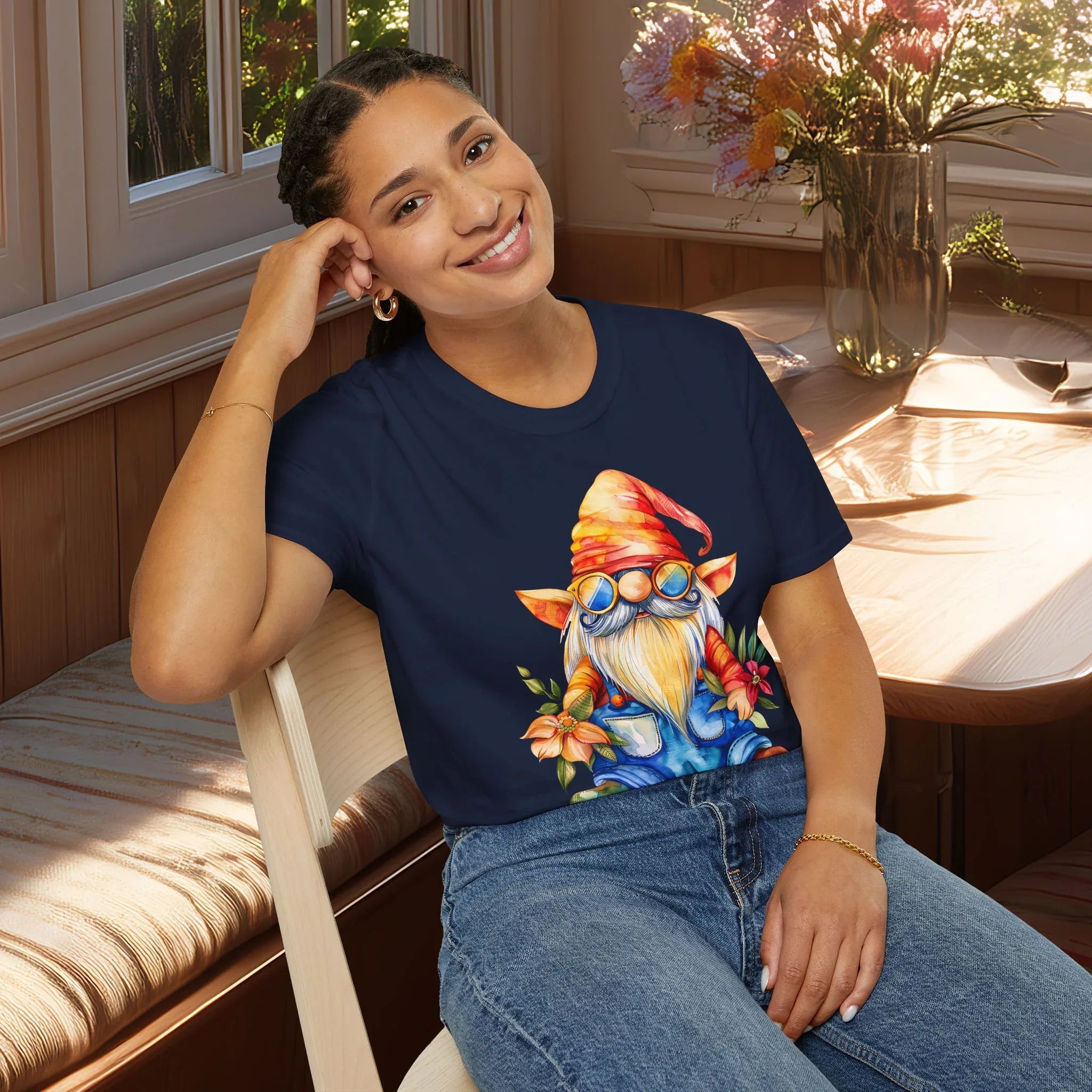 Summer Vibes Farmer Gnome T-Shirt