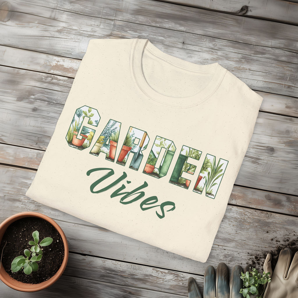 Garden Vibes T-Shirt for Plant Lovers and Gardeners