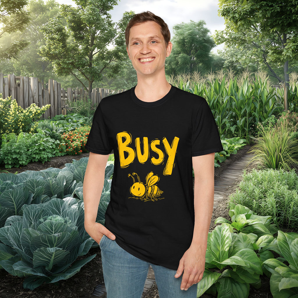 Busy Bee Doodle T-Shirt for Nature Lovers