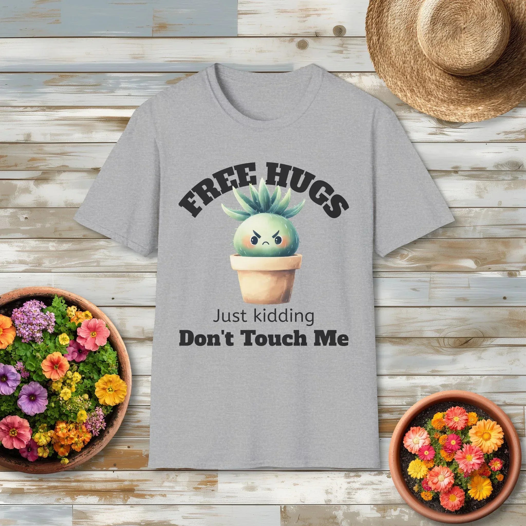 Kawaii Succulent Cactus Funny Plant Shirt