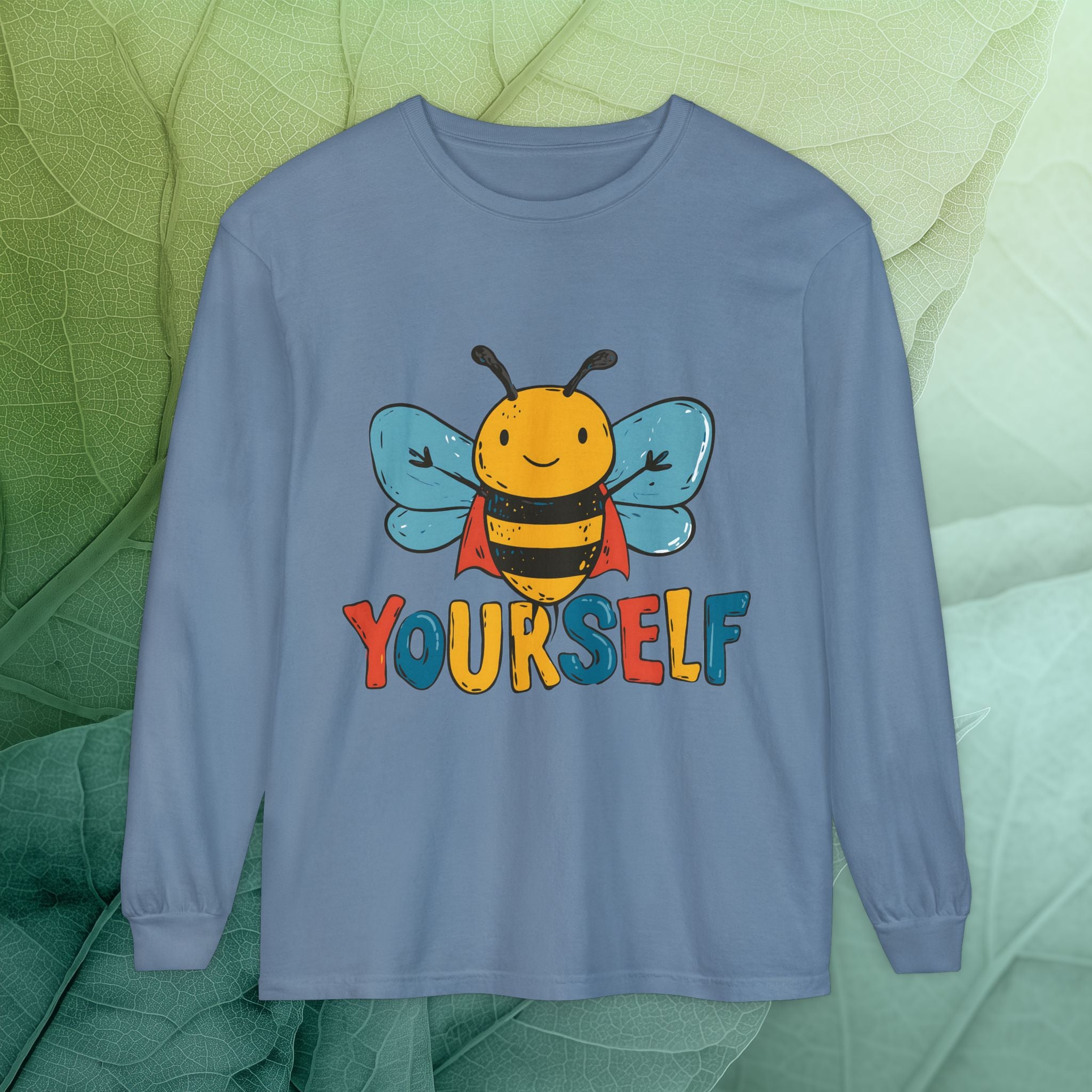 Superhero Bee Yourself Long Sleeve Tee