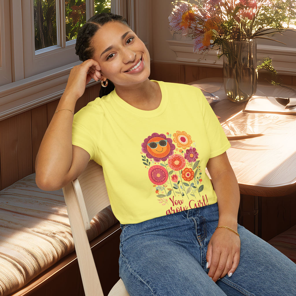 You Grow Girl! T-Shirt for Backyard Gardeners