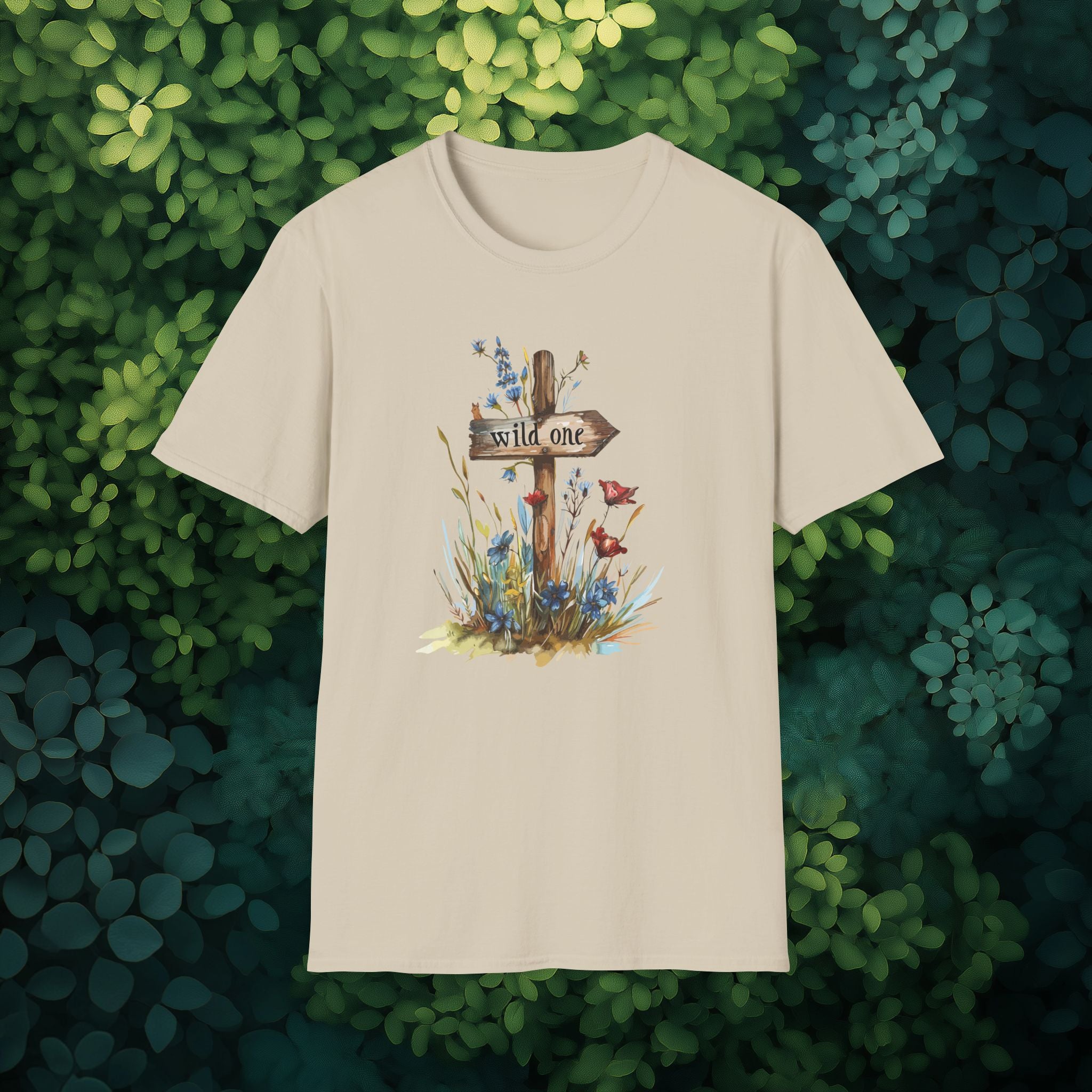 Wild One Wildflower Watercolor T-Shirt