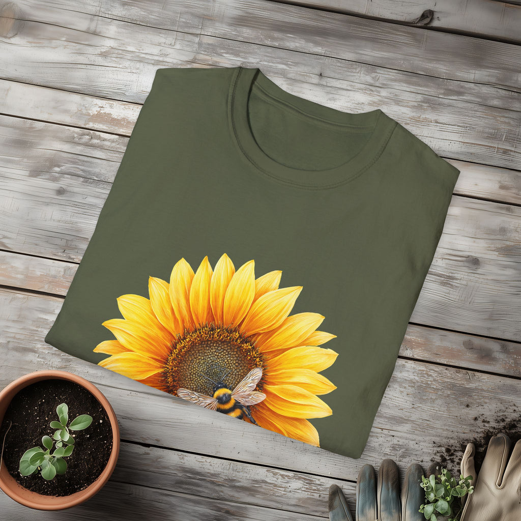 Sunflower and Honeybee T-Shirt