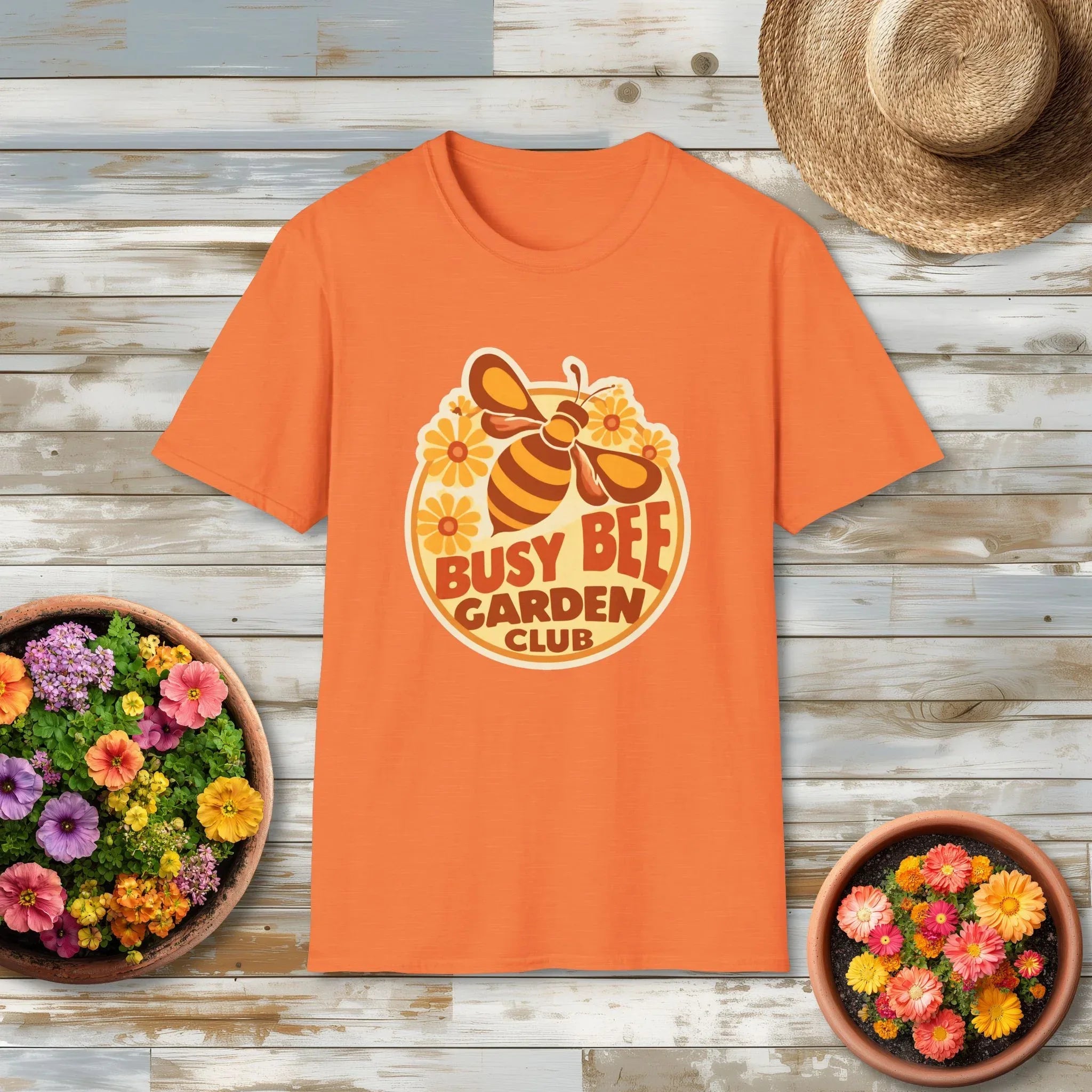 Busy Bee Garden Club Shirt – Retro 60s Bee Tee