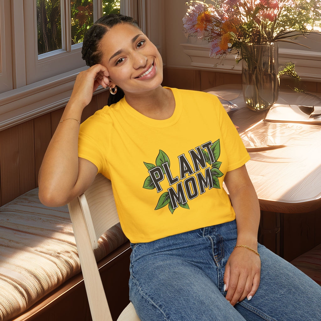 Plant Mom Varsity Shirt for Gardeners