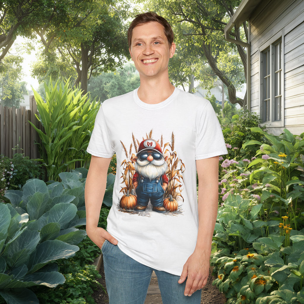 Harvest Season Gnome Farmer T-Shirt