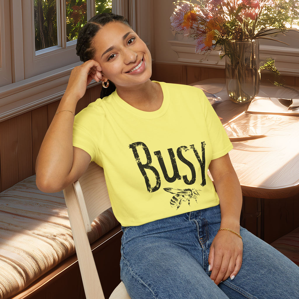 Retro Busy Bee T-Shirt for Nature Lovers