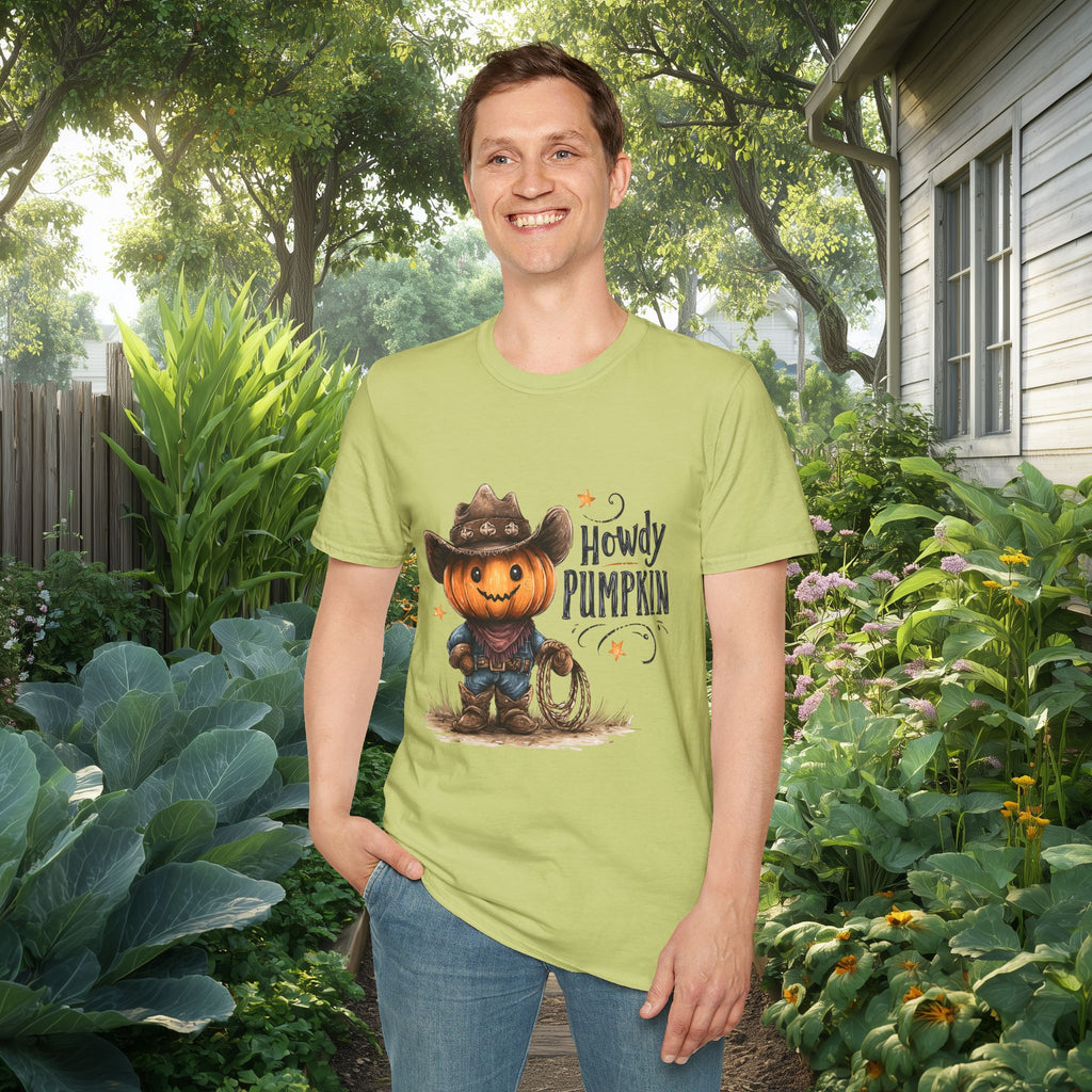 Howdy Pumpkin Cowboy Western T-Shirt