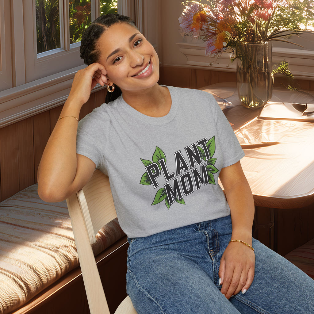 Plant Mom Varsity Shirt for Gardeners
