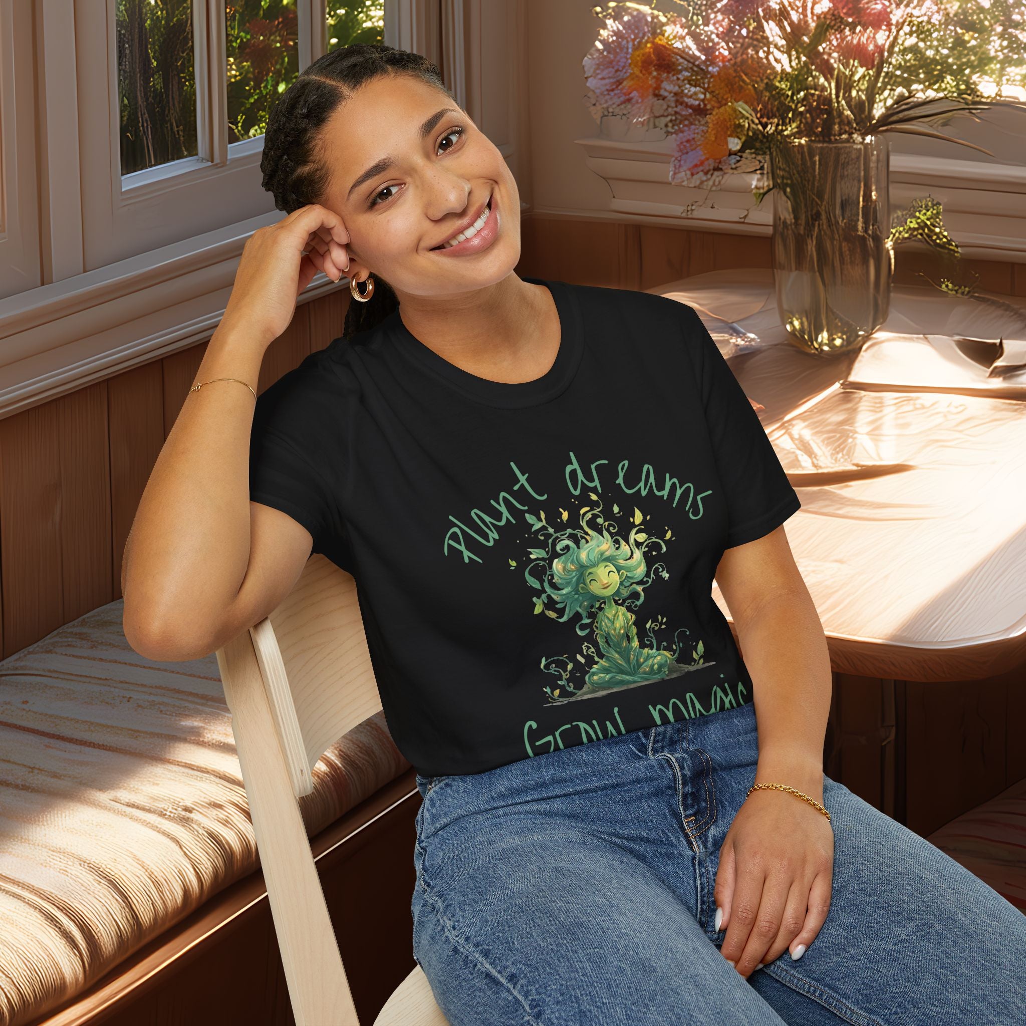 Plant Dreams, Grow Magic Garden Goddess T-Shirt