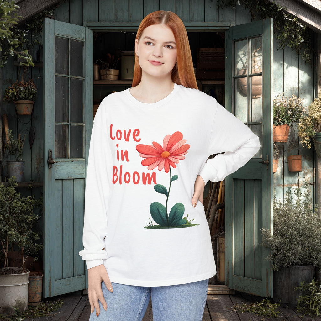 Love in Bloom Romantic Long Sleeve Tee