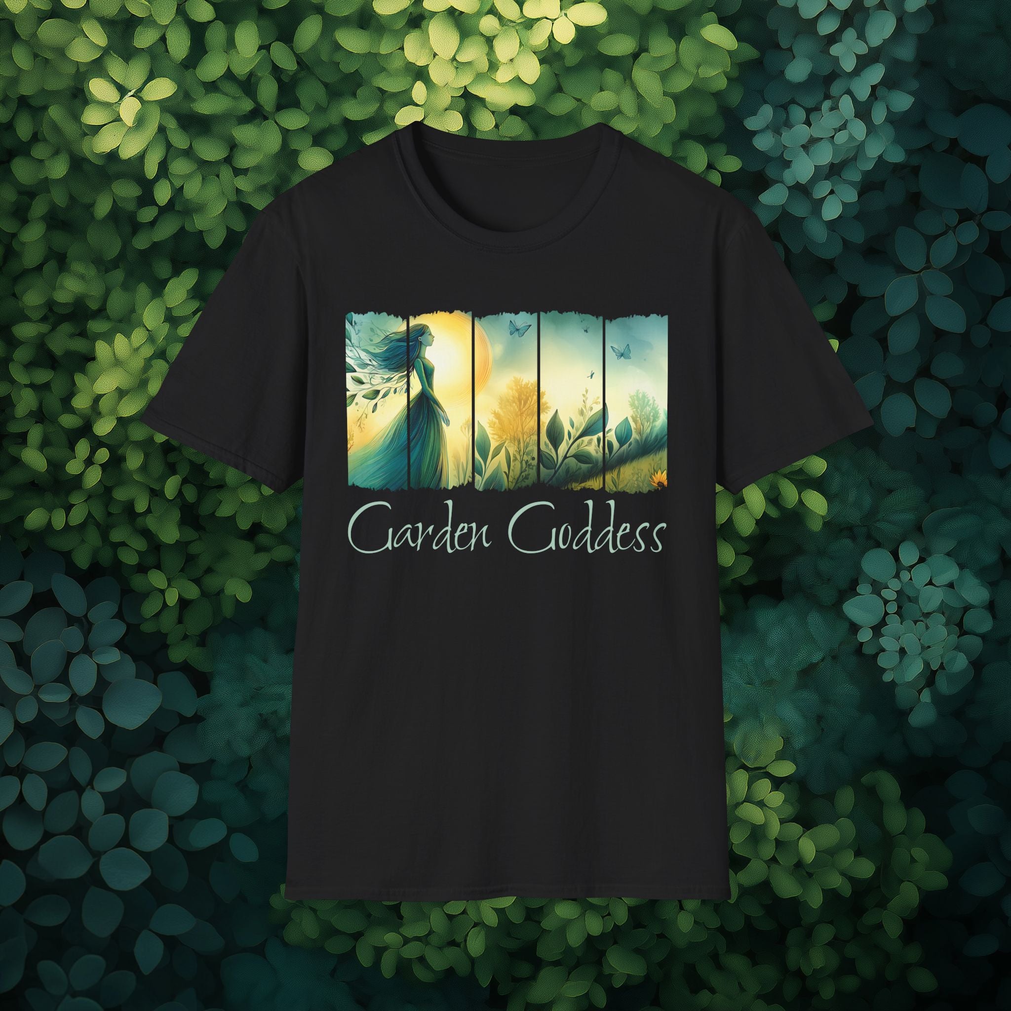 Divine Feminine Garden T-Shirt for Gardeners