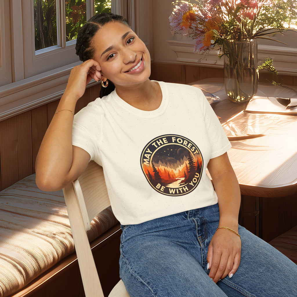 May the Forest Be With You Retro Sci-Fi Forest Shirt