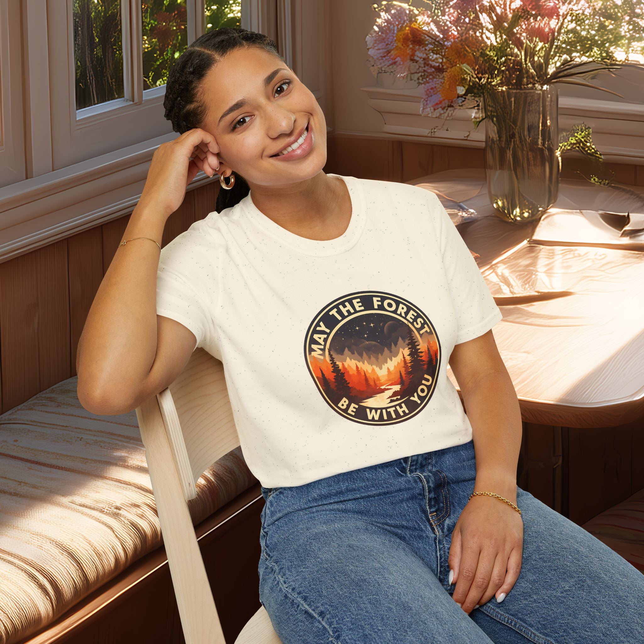 May the Forest Be With You Retro Sci-Fi Forest Shirt